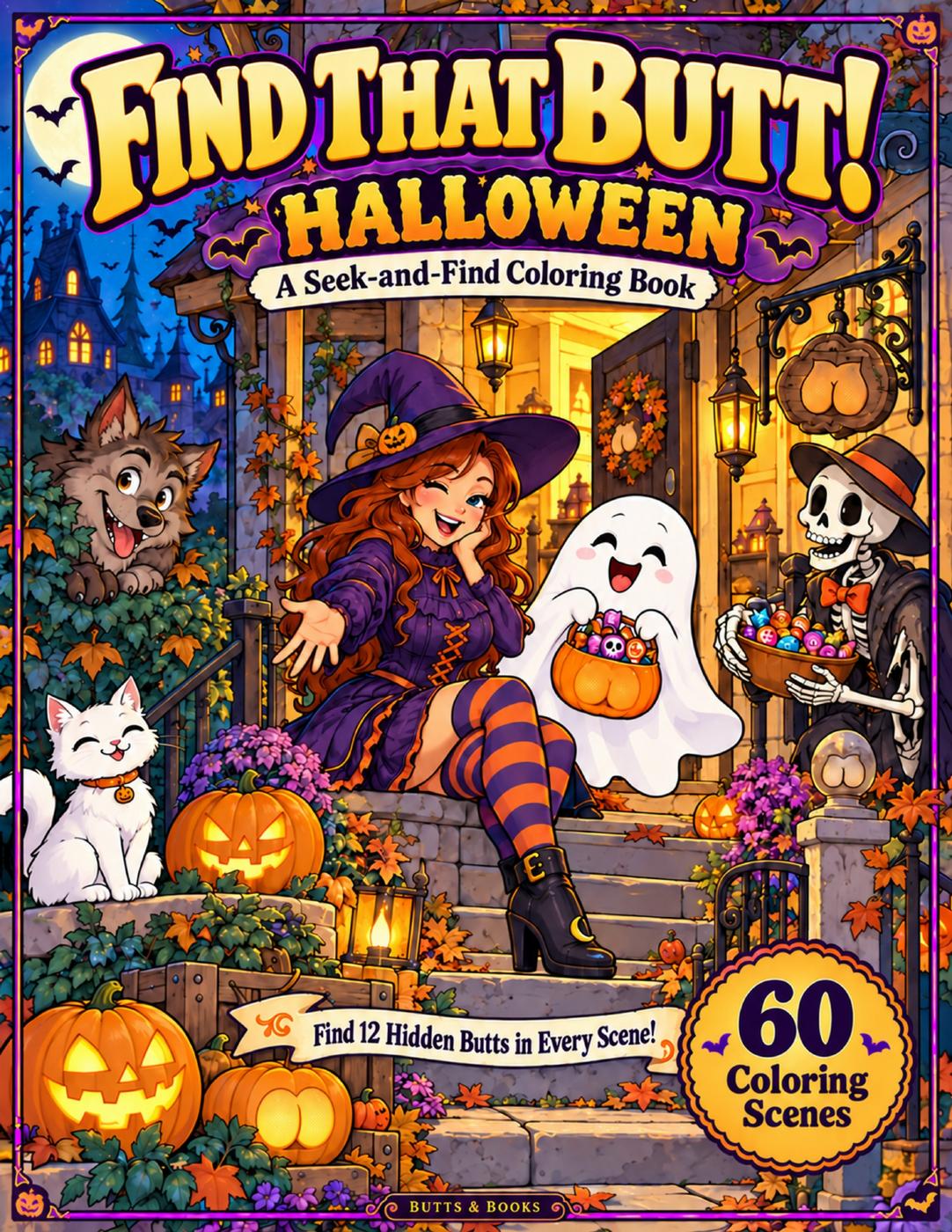 Find That Butt! Halloween Edition — official front cover